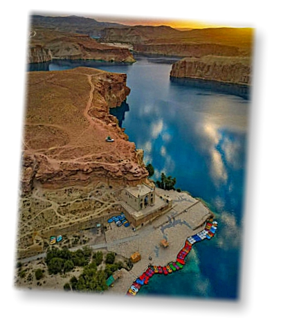View from Band-e Amir National Park, Afghanistan