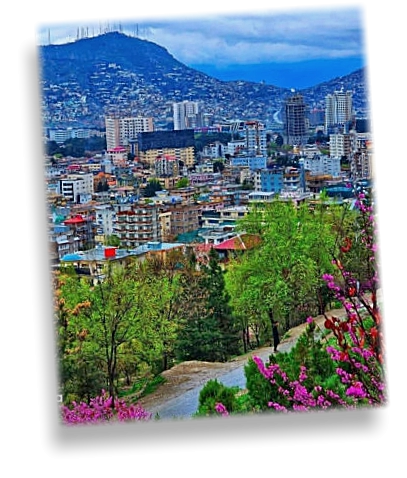 View from Kabul capital city of Afghanistan