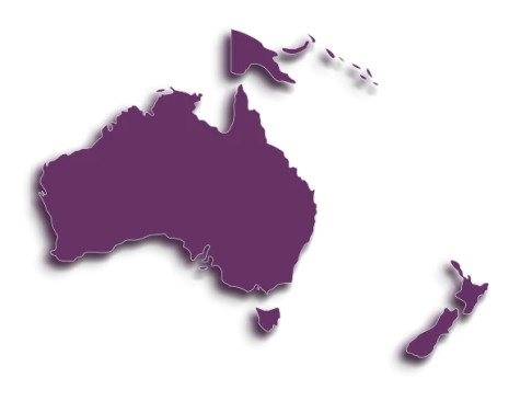 Australia, Papua New Guinea, New Zealand, Oceania vector